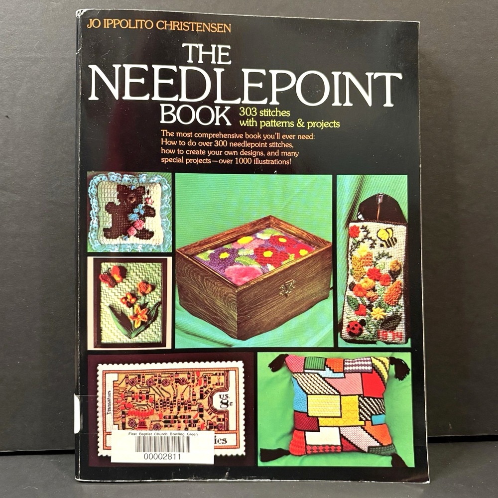 The Needlepoint Book: 303 Stitches With Patterns and Projects by Christensen